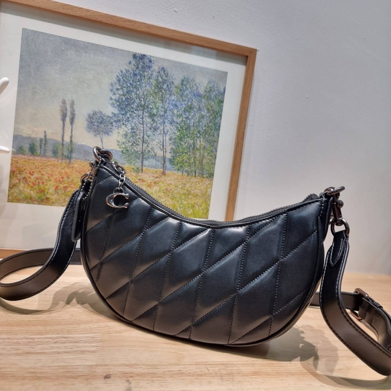 พร้อมส่ง 4 สี COACH CP148 MIRA SHOULDER BAG WITH PILLOW QUILTING กระเป๋าสะพายดีไซน์สวย 🧡 เกรดท็อปออริจินอล 1:1 สลับแท้ เกรดดีสุด ใช้งานต่างประเทศได้