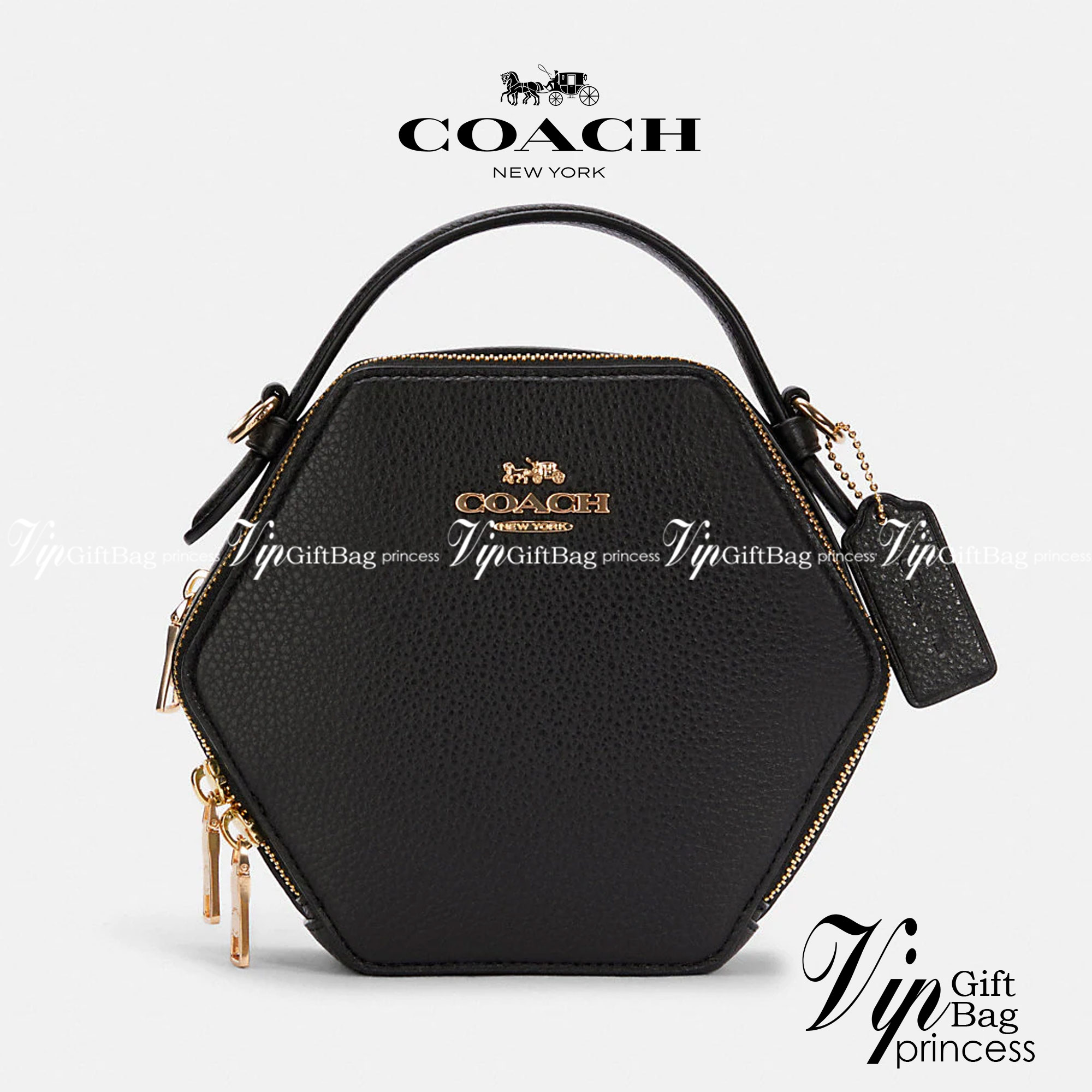 COACH HEXAGONAL CROSSBODY C5786 พร้อมส่งที่ไทย