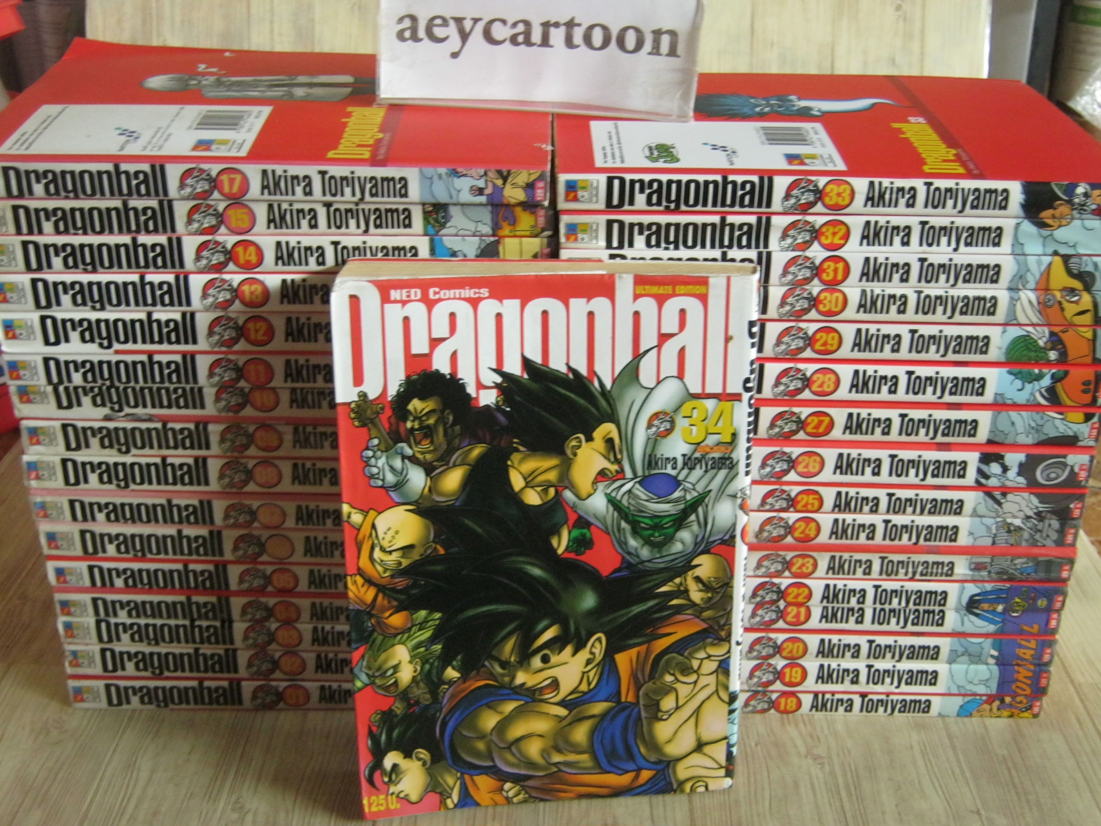 DRAGONBALL (BIG BOOK) ชุด เล่ม 1-34 (ขาดเล่ม 16) 34 เล่มจบ (สภาพสะสม) Akira Toriyama เขียน***สินค้าหมด***