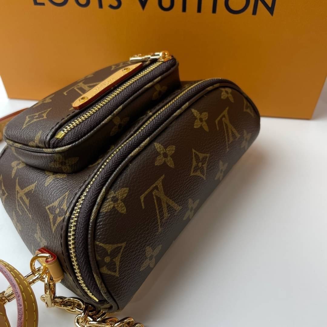 LV Mini Bumbag Monogram / LV BAG พร้อมส่งที่ไทย ท็อปออริ กระเป๋าสะพายไซส์มินิ แบบคาดอก คาดเอว สะพายข้างได้ แคนวาสดีมาก พิมพ์ลายคมชัด ทรงสวยเป๊ะ