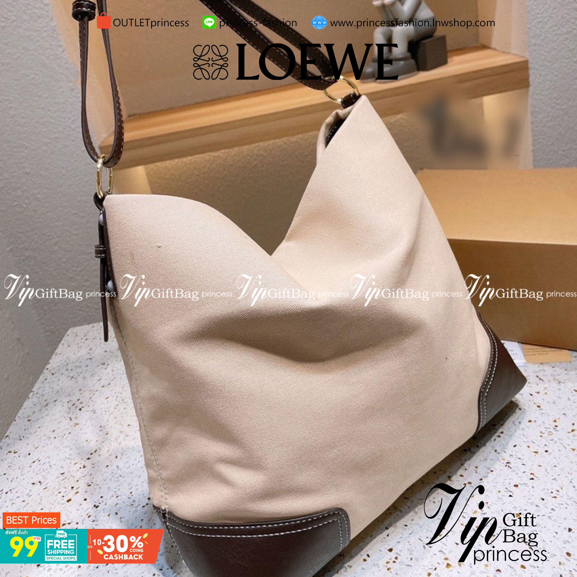 LOEWE VINTAGE DENIM TOTE LOGO EMBROIDERED CANVAS SHOULDER BAG กระเป๋าสะพายทรง tote ผ้าเดนิม ตัดขอบหนังและสายหนัง การตัดเย็บเดินด้ายสวยงามเลอร์ค่ามาก จะของได้เยอะมากกก สาวนักช้อปห้ามพลาดน้า