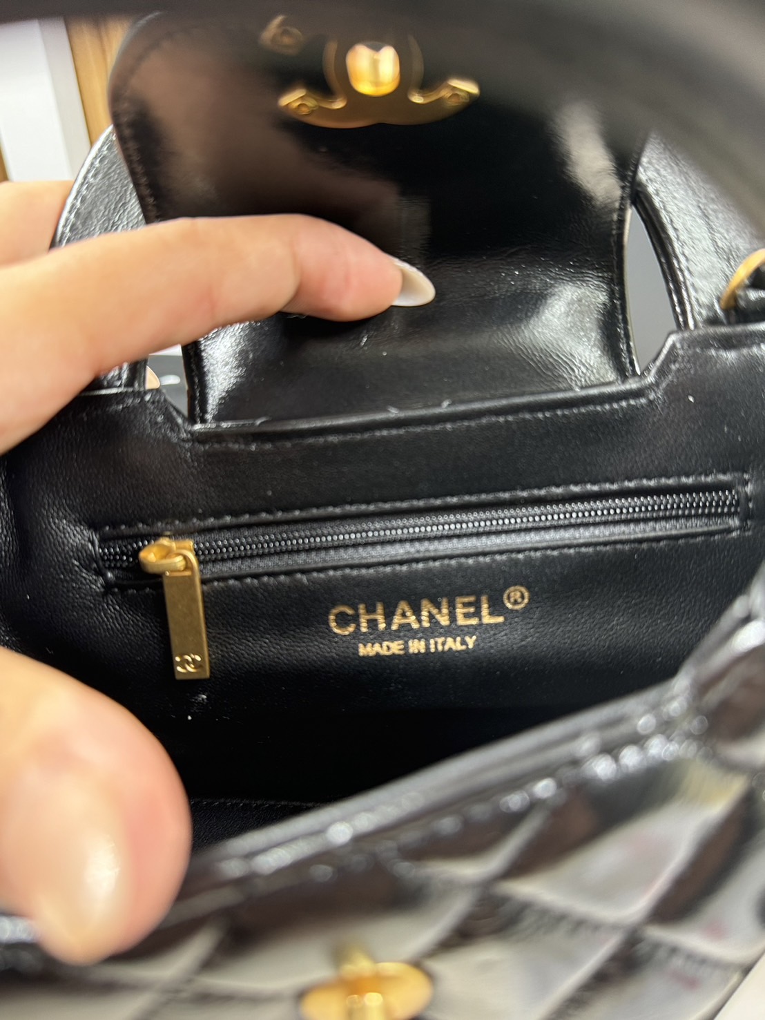 Chanel mini kelly flap bag เกรดออริ สลับแท้ 1:1 ใช้งานต่างประเทศได้