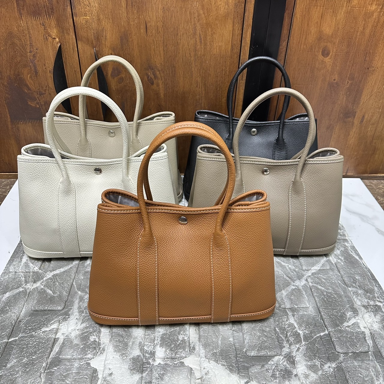 HERMES Garden Party 30 bag กระเป๋าทรงโท้ทแบรนด์หรู เอกลักษณ์ของความสง่างาม เกรดออริ สลับแท้ 1:1 ใช้งานต่างประเทศได้