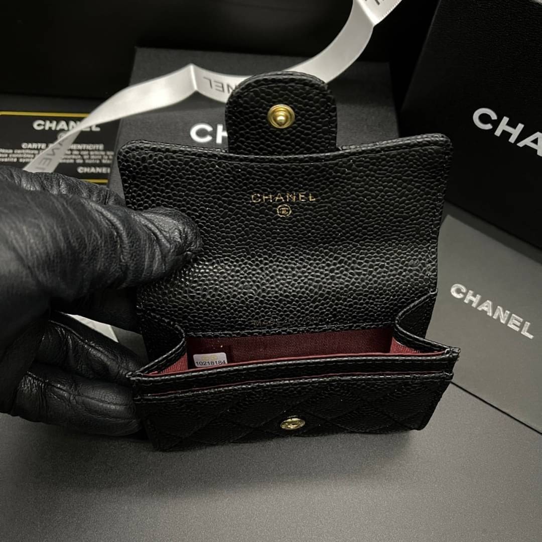 Chanel Wallet / Chanel Card Holder / Chanel Coin กระเป๋าสตางค์ชาแนลใบสั้น กระเป๋าใส่บัตร ใส่เหรียญ ภายในตามรูป เกรดออริจินอล ภาพถ่ายจากงานขายจริง ใช้งานต่างประเทศได้
