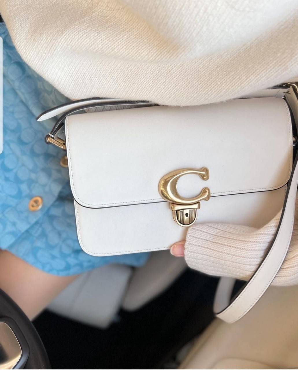 COACH STUDIO GLOVETANNED LEATHER SHOULDER BAG (C6641)🌺ห้ามพลาดเด็ดขาด!! สวยละมุน เรียบหรู ดูแพงสุดๆ!! //กระเป๋าถือ กระเป๋าสะพาย ดีไซน์เนี้ยบ! เฉียบมาก!// วัสดุหนังแท้ หนังเรียบเต็มใบ อยู่ทรง สวยมากๆ ดีเทลเรียบหรู ผู้ดีสุดๆ!// ด้านหน้าเปิด-ปิดด้วยต