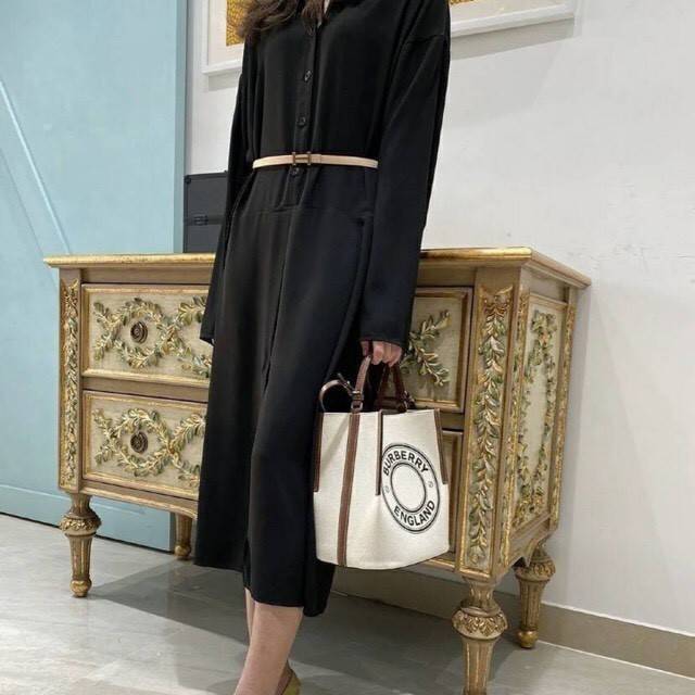 Burberry canvas Bucket Bag Vip Gift with Purchase