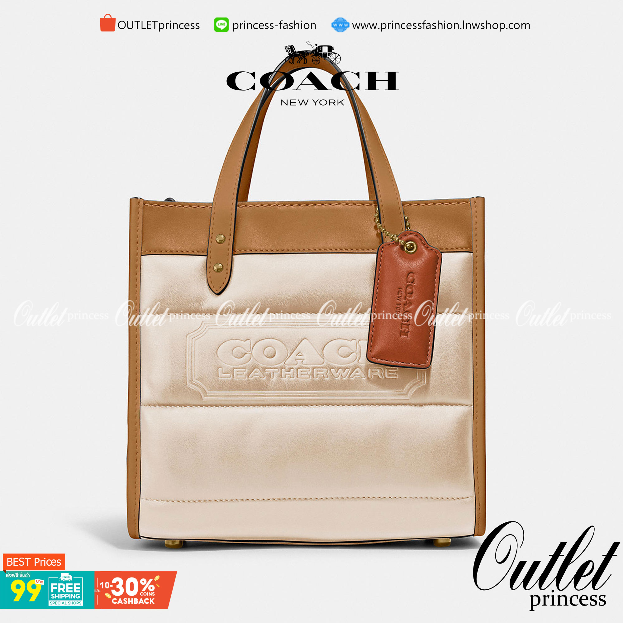 COACH CASUAL STYLE STREET STYLE 2WAY PLAIN LEATHER ELEGANT STYLE (C6958 C6852) 🌺 ที่สุด! ของที่สุด!! กระเป๋าถือ กระเป๋าสะพายรูปทรงสุดฮิต สุดคลาสสิค รุ่น UNISEX ที่ชิคๆ สบายๆ ได้ทั้งชายและหญิง// วัสดุหนังแท้ทั้งใบ ตัดเย็บด้วยหนังเนื้อนุ่มพิเศษ หนา 