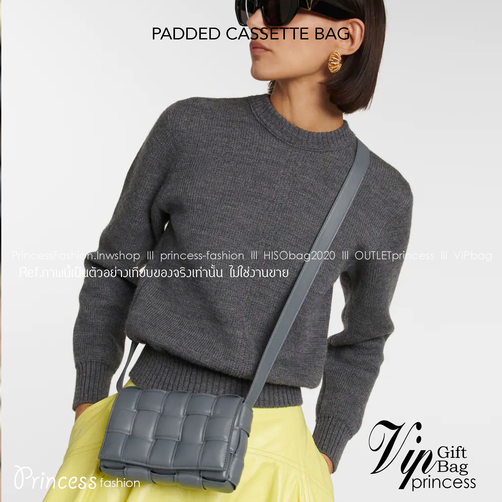 BOTTEGA VENETA PADDED CASSETTE BAG สร้างสรรค์ให้ไอเท็มนี้ดูหรู ดูแพง ใบจริงสวยมาก ใช้ได้ทั้งชายหญิง มาจำนวนจำกัด รีบตำกันน้า ไม่อยากให้พลาดเลยจ้า