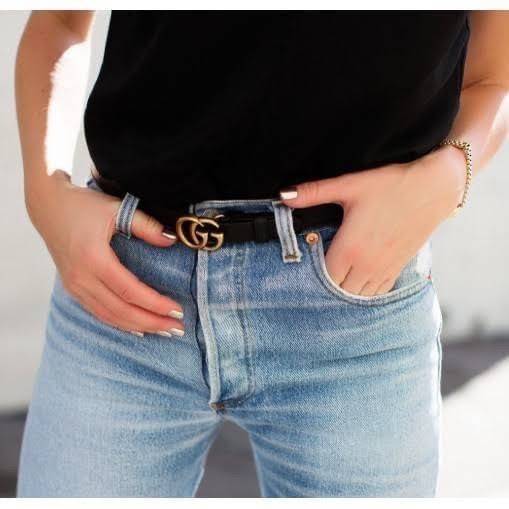 GUCCI BELT / GG belt 2cm เข็มขัดสีดำสุดคลาสสิค เรียบง่าย ผู้ดี เป็นซิกเนเจอร์ ด้วยดีไซน์ double buckle อะไหล่สีทองวินเทจ ทำให้ใช้งานเป็น everyday use ได้เลย วัสดุหนังสวย พร้อมออริจินัล box ที่สุดของการคอมพลีทลุทด้วยเข็มขัดเส้นนี้เส้นเดียวได้เลย แนะนำจ้า