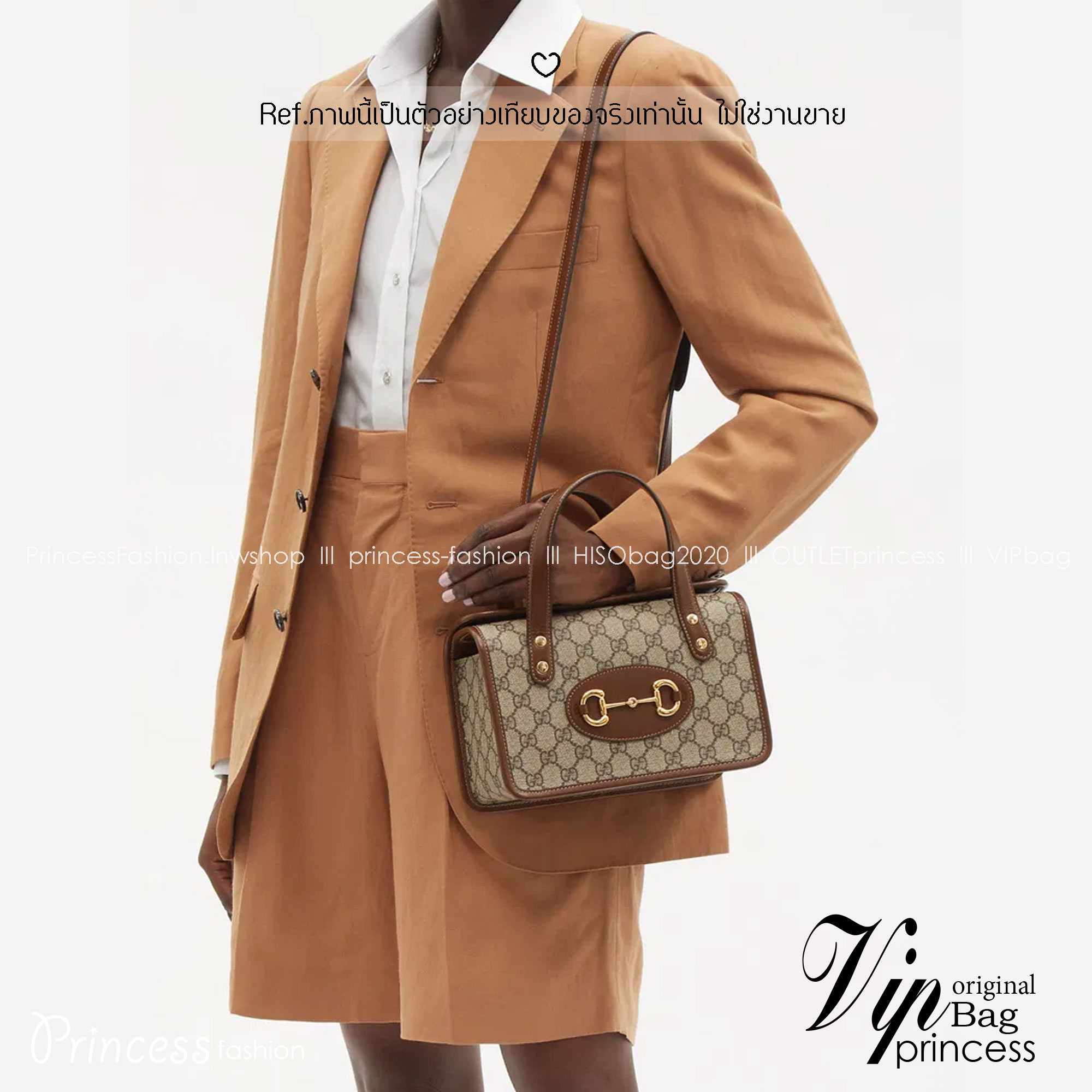 GUCCI Horsebit 1955 Top Handle Bag กระเป๋าสะพายรุ่นลิมิเต็ต ทรงกล่องสวยอยู่ทรง ดีไซน์เป็นเอกลักษณ์ ใช้งานง่าย