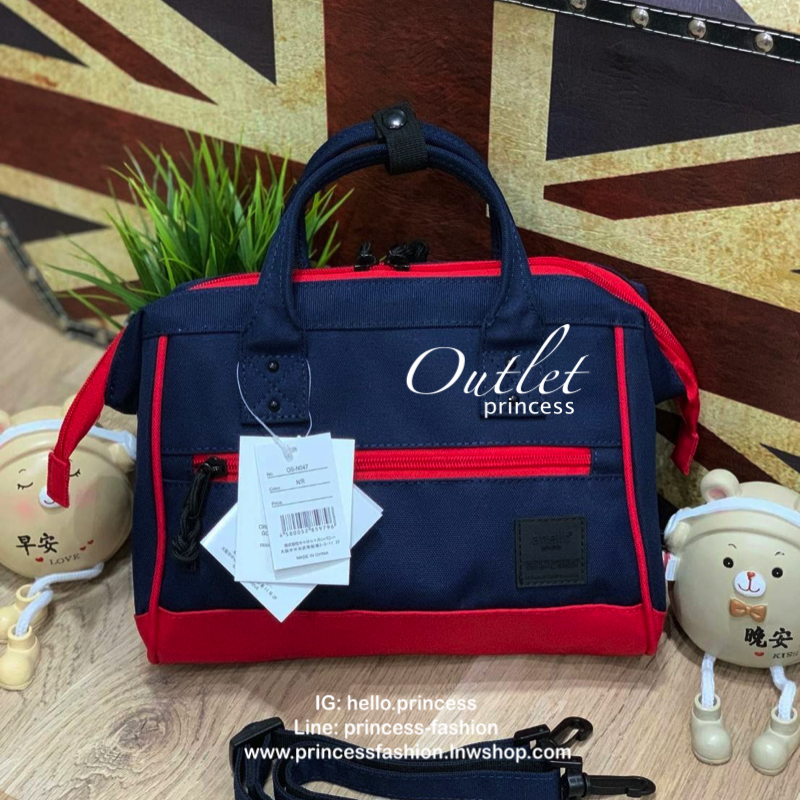 ANELLO MINI SHOULDER BAG MULTI COLOR OS-N047 รุ่นใหม่ชนช้อป!! กระเป๋าสะพายข้าง Multi Colors Collection สีสันสดใสสะดุดตา มี Logo เป็นยางนูนสีดำตัดกับสีกระเป๋า ทำให้ดูน่าใช้มากยิ่งขึ้น (Lining anello) วัสดุpolyester มีลักษณะเฉพาะตัวด้วยสี Two Tone ทั้งตัวกร