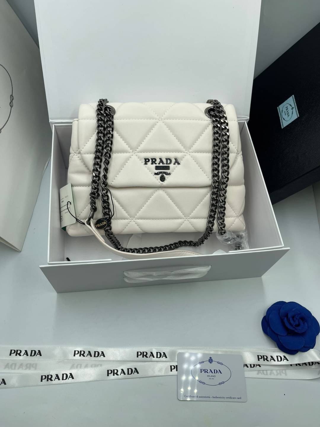 VIP 】PRADA Nappa Leather Prada Spectrum Bag หนังแท้ พร้อมส่งที่ไทย