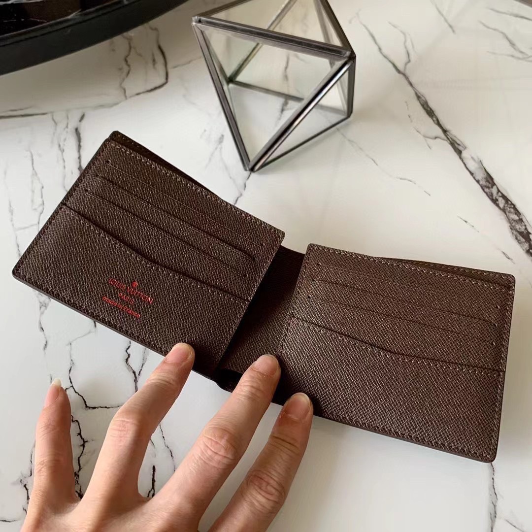 พร้อมส่ง 10 แบบ LV WALLET MEN COMPACT / LV MULTIPLE WALLET / SLENDER WALLET / AMERIGO WALLET กระเป๋าสตางค์หนังแท้ เกรดท็อปออริ เกรดดีสุด 1:1 ใช้งานต่างประเทศได้