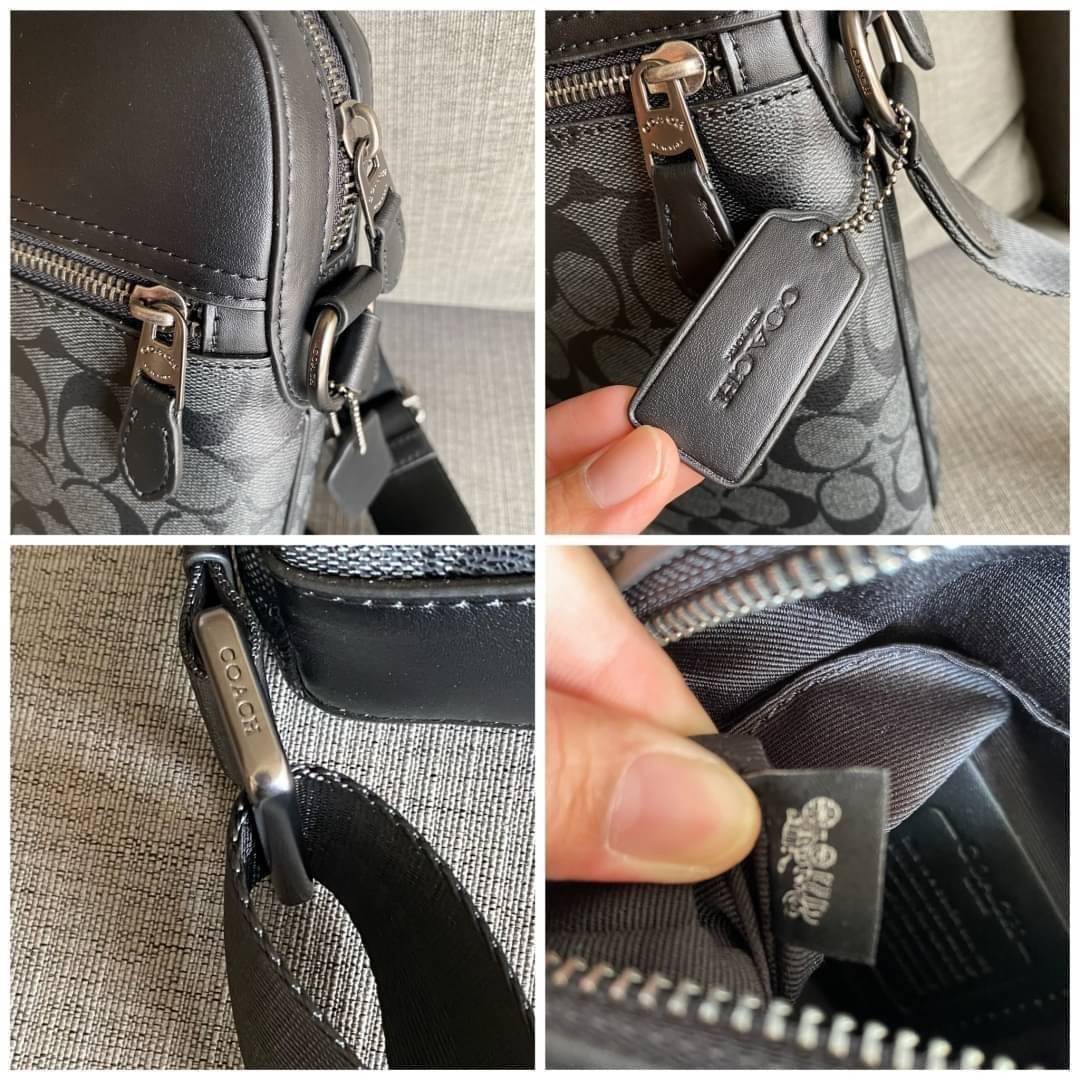 COACH HOUSTON FLIGHT BAG IN SIGNATURE CANVAS (F73336) ขายดีตลอดกาล!! คลาสสิคไม่มีใครเกิน!! กระเป๋าสะพายข้างทรงแมสเซ็นเจอร์ยอดฮิต ทรงสวย ดูดี 🔥 เป็นอีกรุ่น ที่พลาดแล้วต้องรอนานมากๆ ฮ๊อต ฮิต สุดๆ ใช้ได้ทุกเพศ Unisexสุดๆ เท่ห์มากบอกเลย จะออกงานไหน ไม