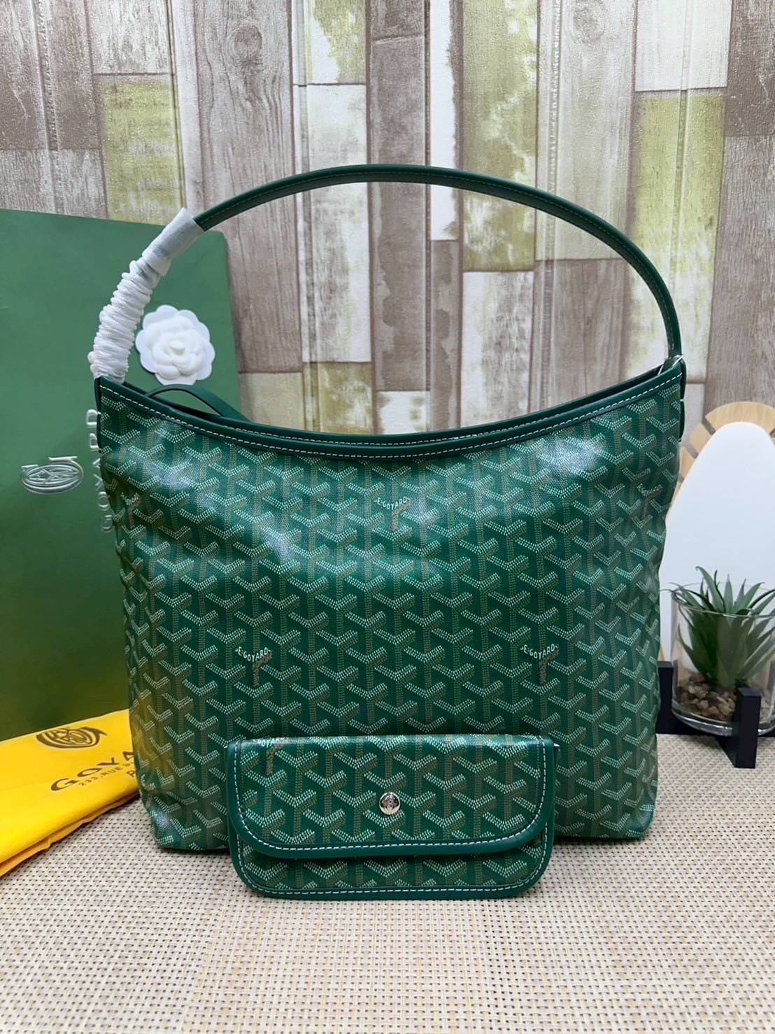 พร้อมส่ง 8 สี ORI หนังแท้ | Goyard Bohème Hobo Bag กระเป๋าสะพายทรงโฮโบ สะท้อนถึงความเบา ความยืดหยุ่น เปิดปิดแบบซิป สะดวกสบายขึ้น