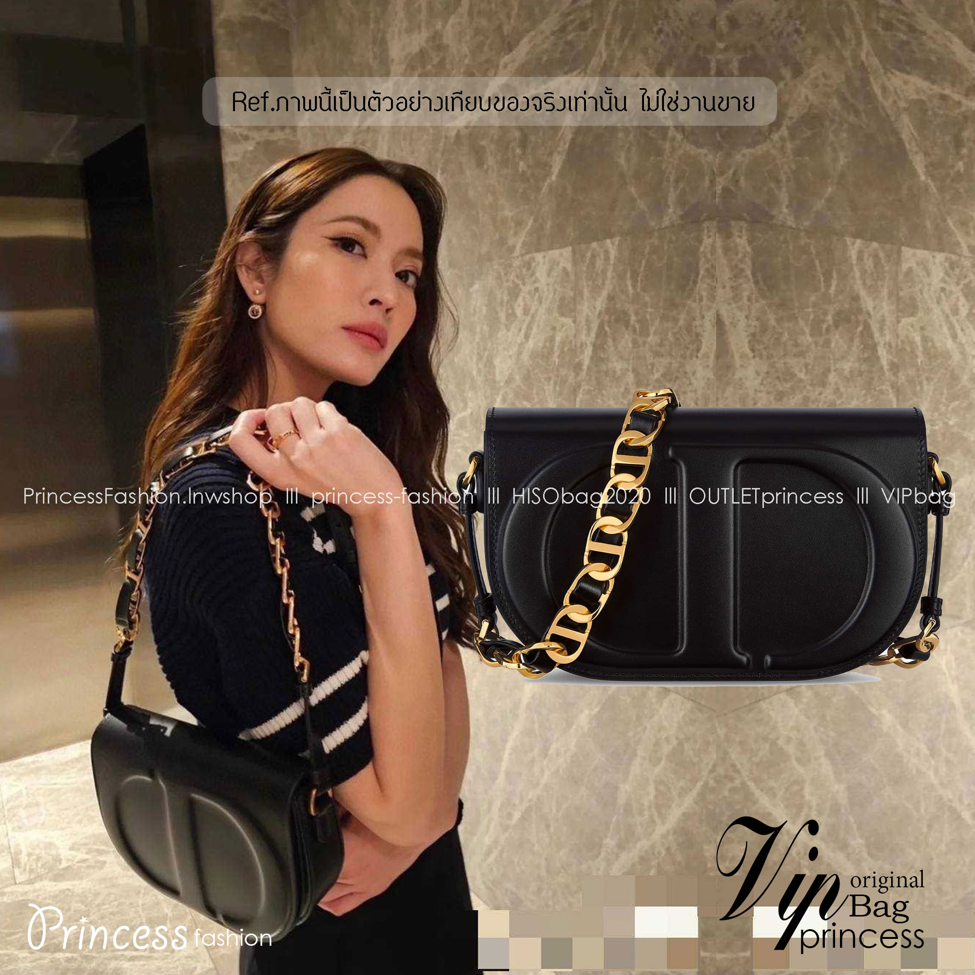 CD SIGNATURE BAG WITH STRAP กระเป๋าสะพายซิกเนเจอร์ ไอเท็มมาแรง ที่สวยแซ่บไม่มีไม่ได้เลย เกรดออริ 1:1 ใช้งานต่างประเทศได้