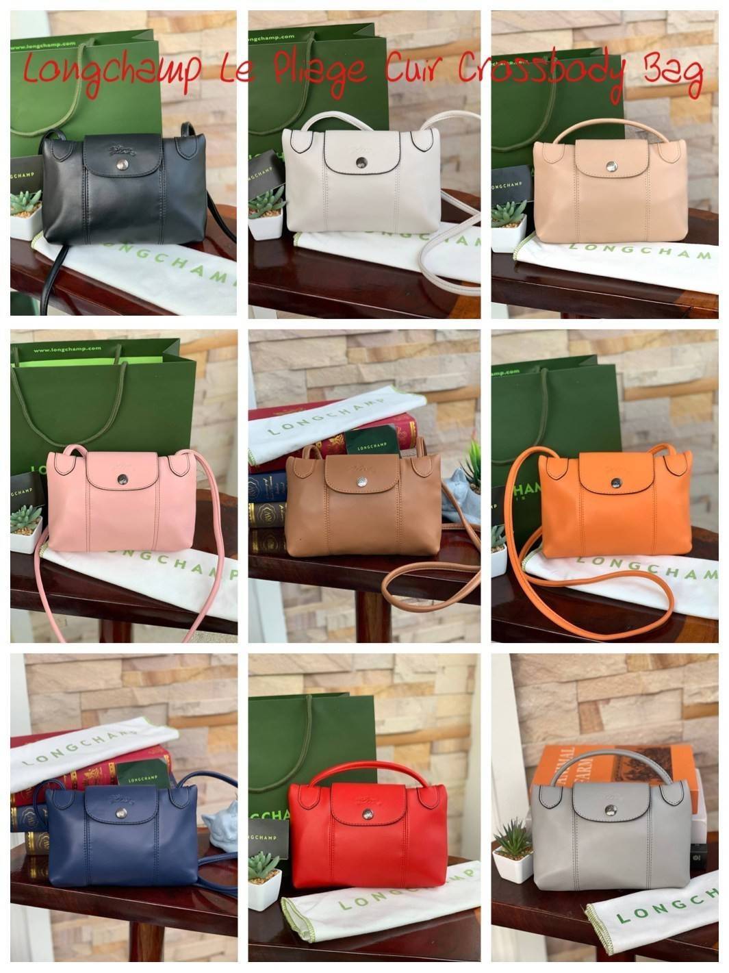 Longchamp Le Pliage Cuir Crossbody Bag อีกหนึ่งคอลเลคชั่น Le Pliage Cuir หนึ่งในตระกูลกระเป๋าสุดไอคอนิก