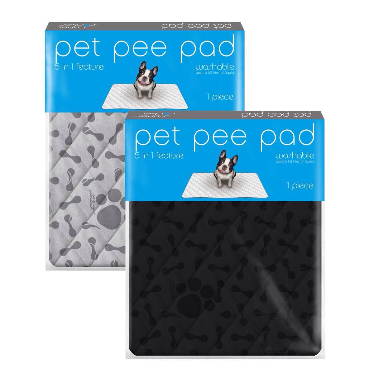 แผ่นรองฉี่แบบซักได้ สำหรับสัตว์เลี้ยง แบรนด์ Pet Pee Pad M40*60 จำนวน 1 ผืน