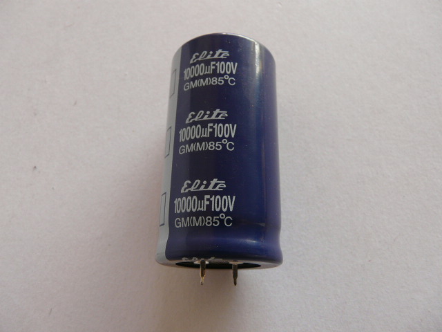 C 10,000 uF 100 V ขาเขี้ยว