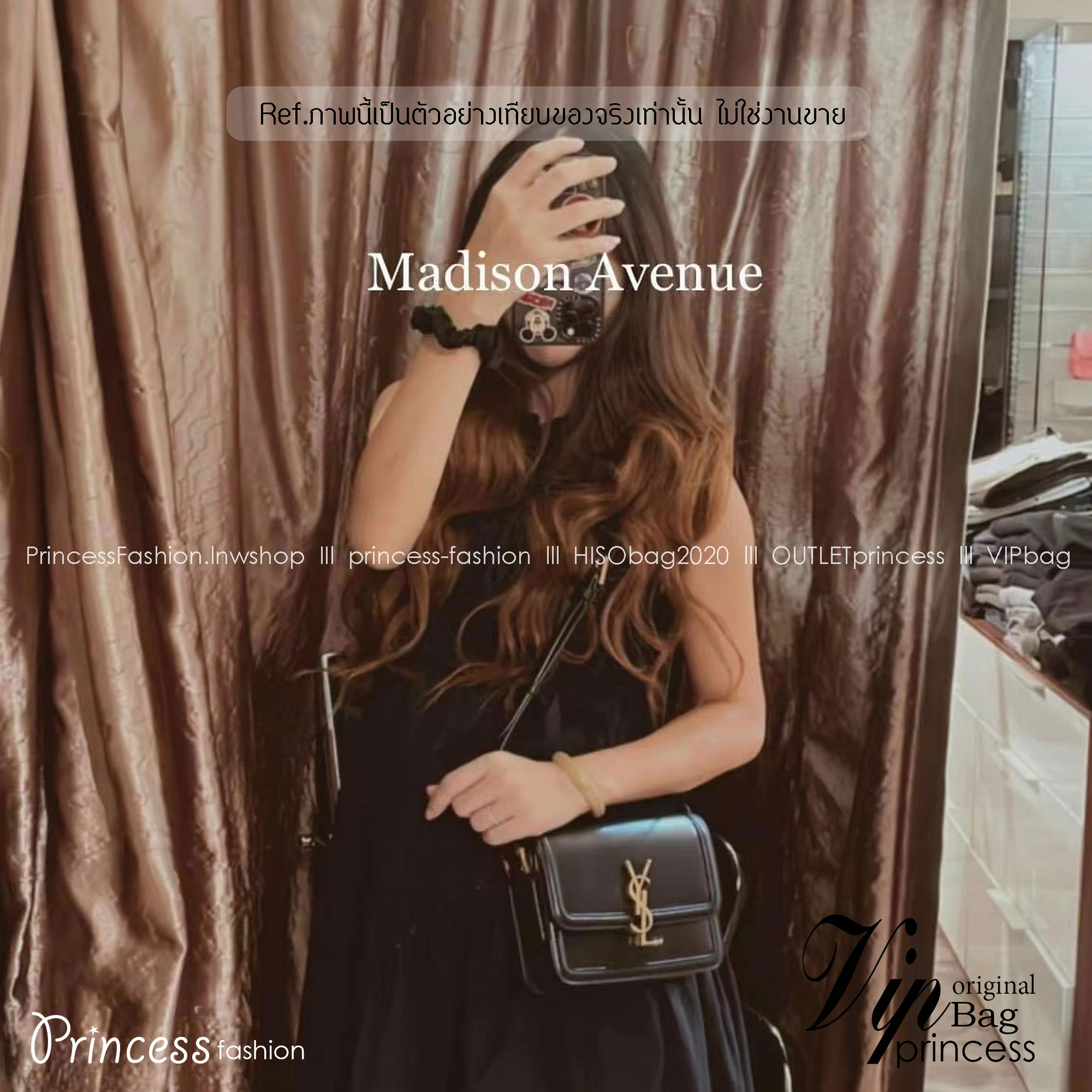 YSL Solferino satchel in box กระเป๋าสะพายโรเซ่ข้างโลโก้โดดเด่น ดีเทลดูแพง เกรดออริ 1:1 ใช้งานต่างประเทศได้