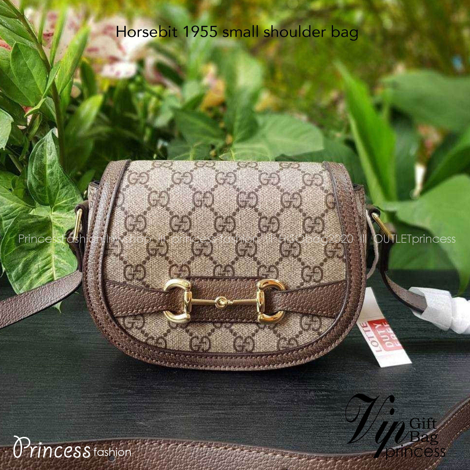 GUCCI Horsebit 1955 small shoulder bag กระเป๋าครอสบอดี้ขนาดกำลังดี ดีไซน์น่ารัก ทรงสวย ใช้ได้ทุกโอกาส สายยาวปรับระดับได้ เปิด-ปิด ด้วยกระดุมแม่เหล็ก