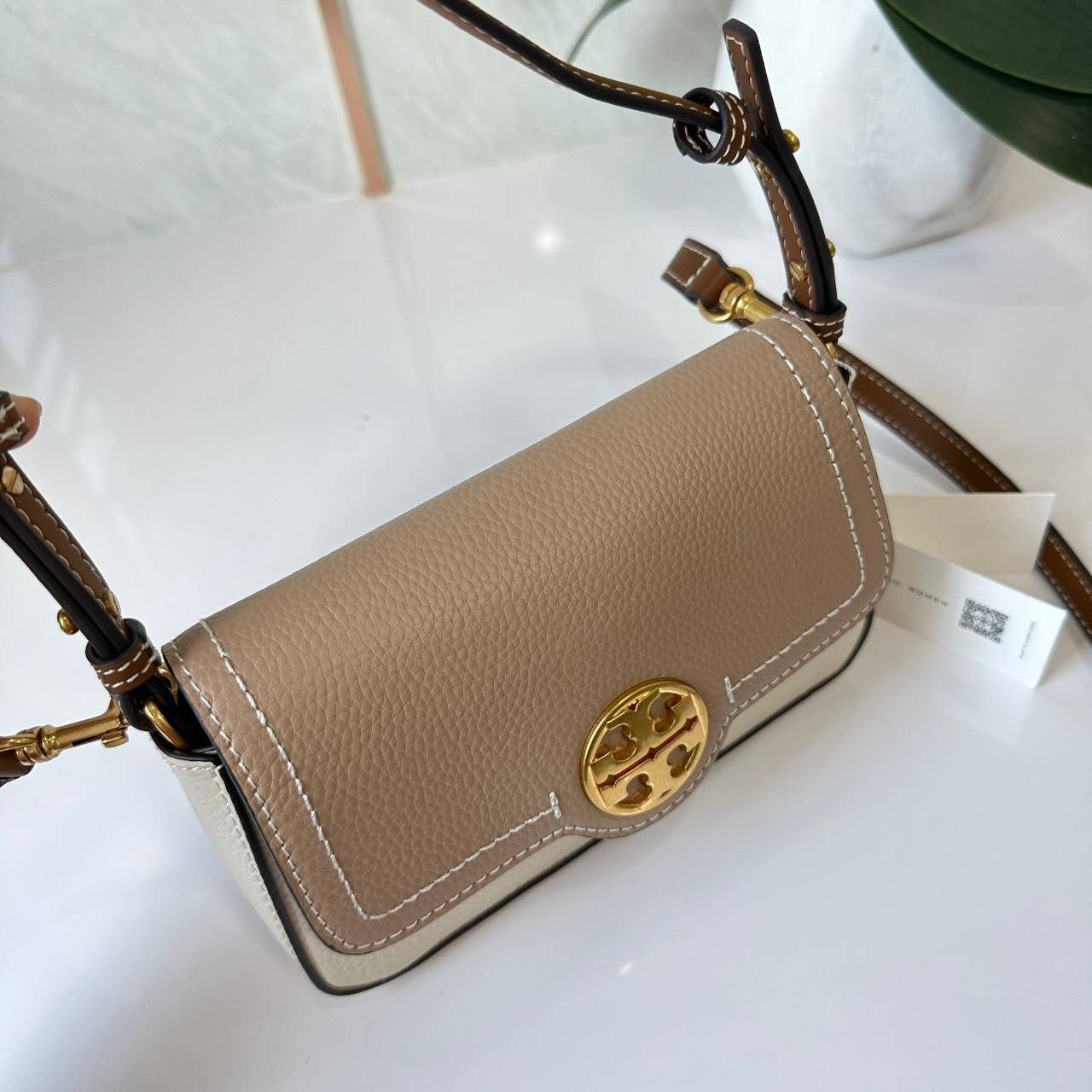 MINI พร้อมส่ง 2 สี TORY BURCH FELIX MINI CROSSBODY BAG กระเป๋าสะพาย เกรดท็อปออริ เกรดดีสุด สลับแท้ 1:1