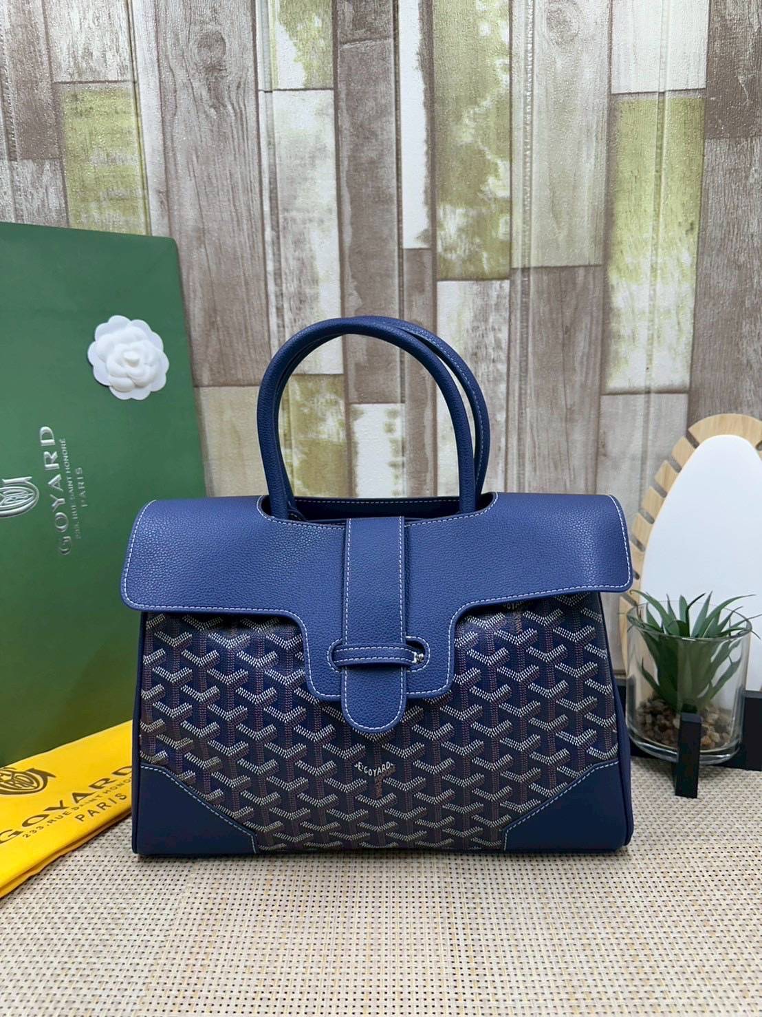 5 สี ORI หนังแท้ | Goyard Saigon Tote Bag กระเป๋าสะพายทรงโท้ท พร้อมหูจับใช้งานง่าย ภายในโล่งกว้าง หรูหราลงตัว