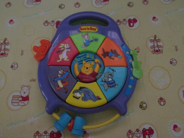 MINI MATTEL SEE 'N SAY POOH ของเล่นมือสองสภาพดี