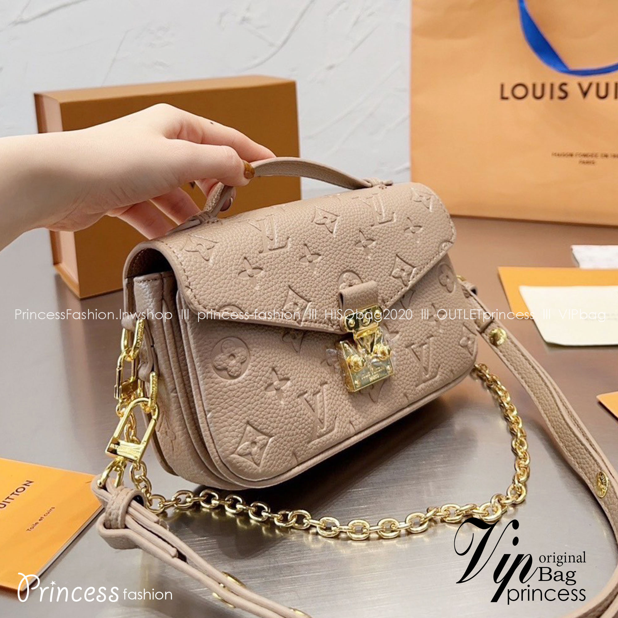 LV Pochette Métis East West / LV Metis / LV BAG พร้อมส่ง 5 สี กระเป๋าสะพายทรงพอช คลาสสิค ดีไซน์เรียบหรู งานสวยเป๊ะ