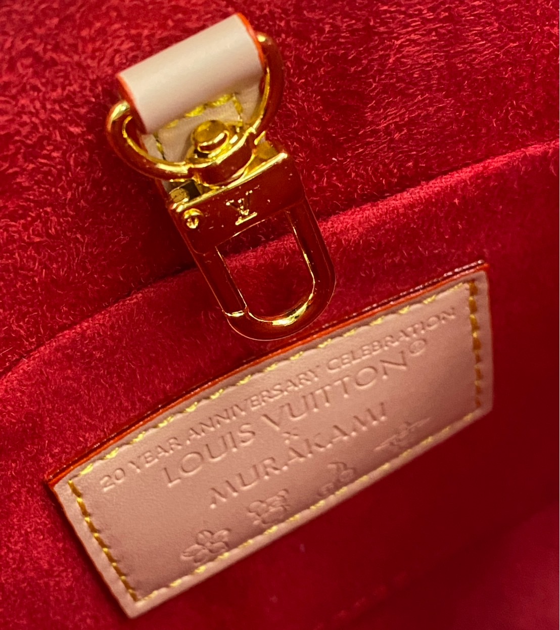 ORI | LV x TM OnTheGo BB Tote Bag กระเป๋าทรงโท้ทไซส์เล็กหนังแท้แคนวาสแท้ คอลใหม่พิมพ์ลาย Murakami สีสันสดใส