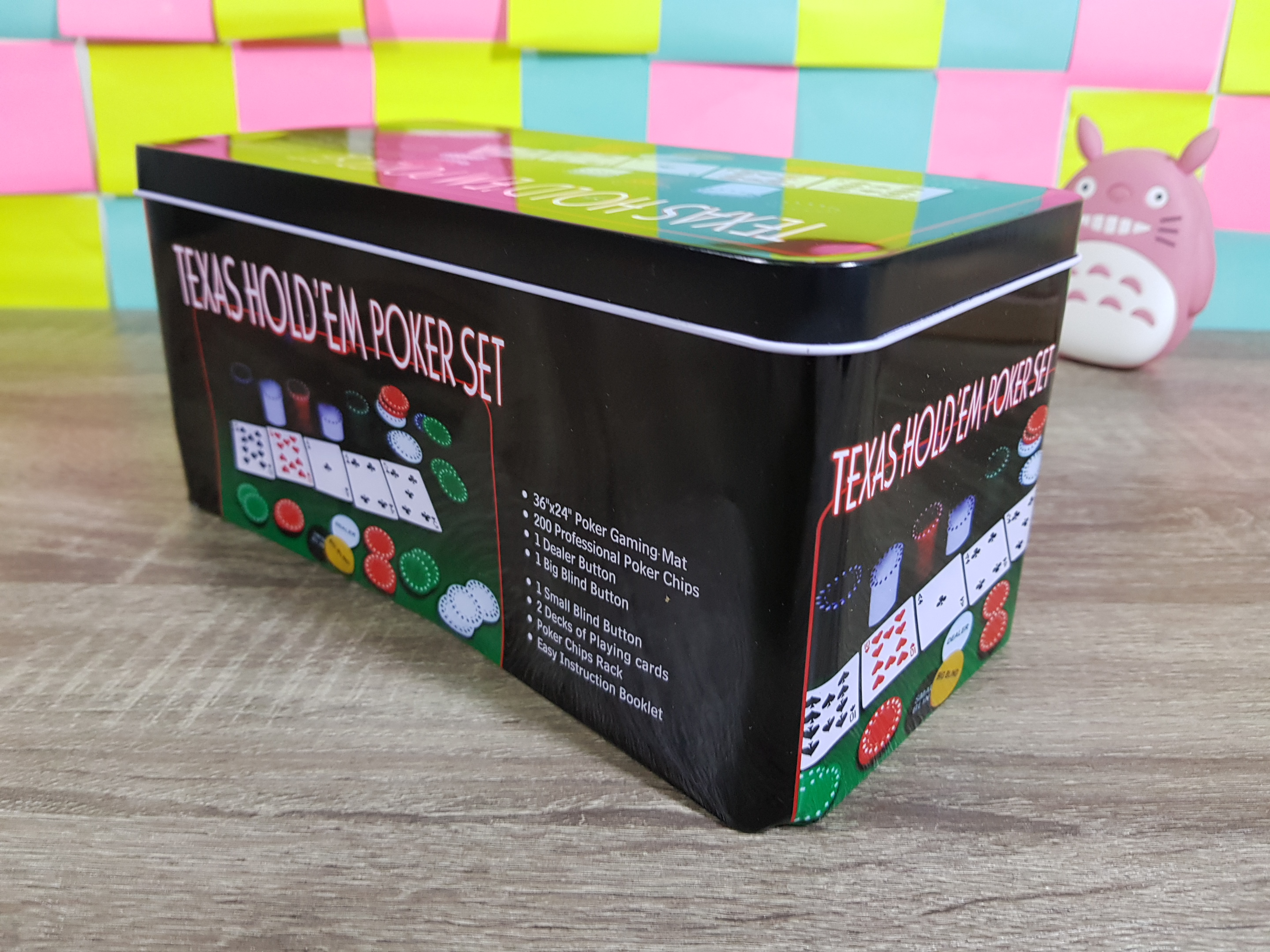 ชุดโป๊กเกอร์พร้อมชิพ200 ชิพ (Poker Set 200 Chip) Texas Hold'em Poker Set