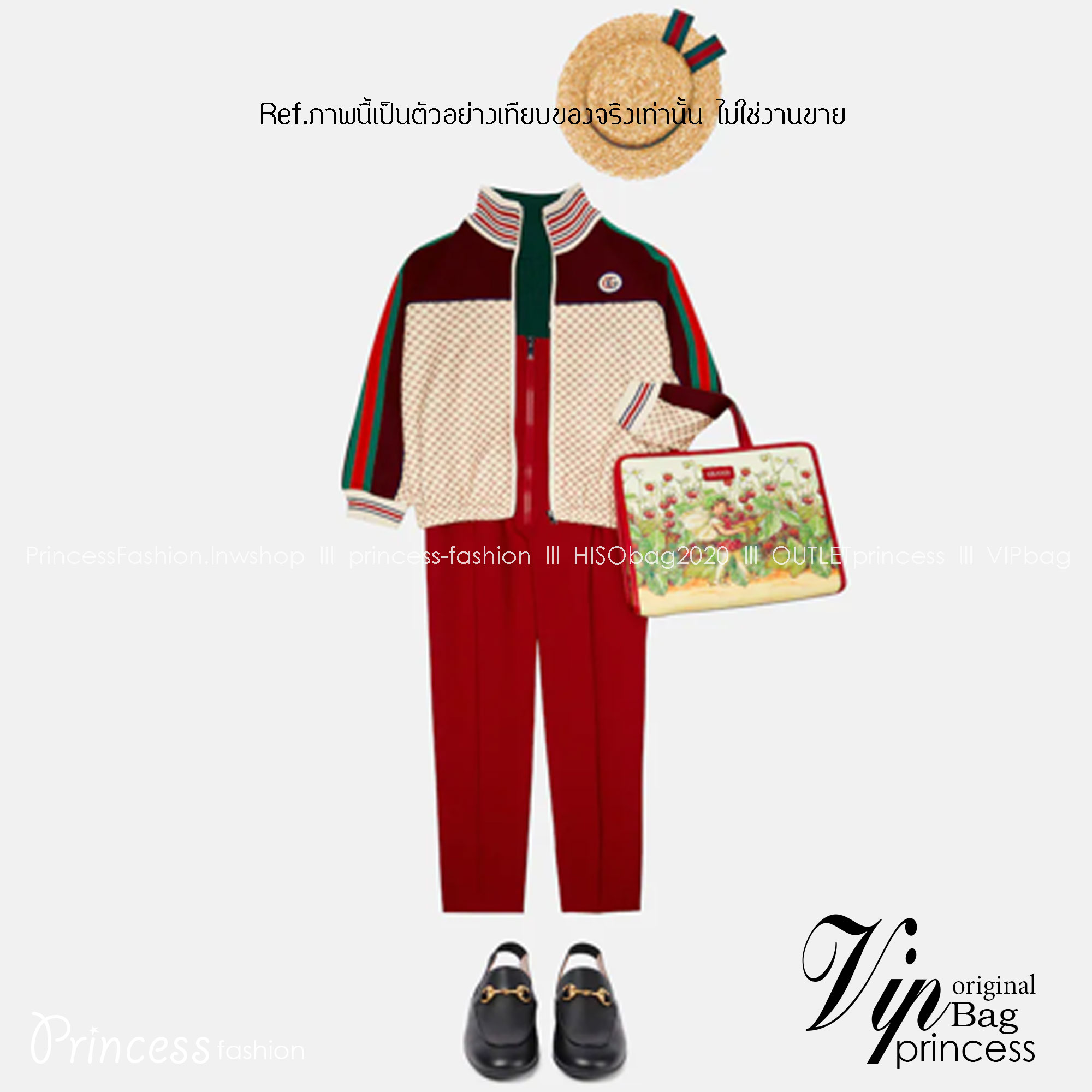 GUCCI Fairies Strawberry Tote Bag / Gucci kid tote พร้อมส่ง เกรดท็อปออรินอล งานเหมือนสุด หนังแท้ สวยงามตามรูป TOP ORIGINAL 1:1 เกรดเทียบแท้ ใช้สลับแท้ได้ ใช้งานต่างประเทศได้