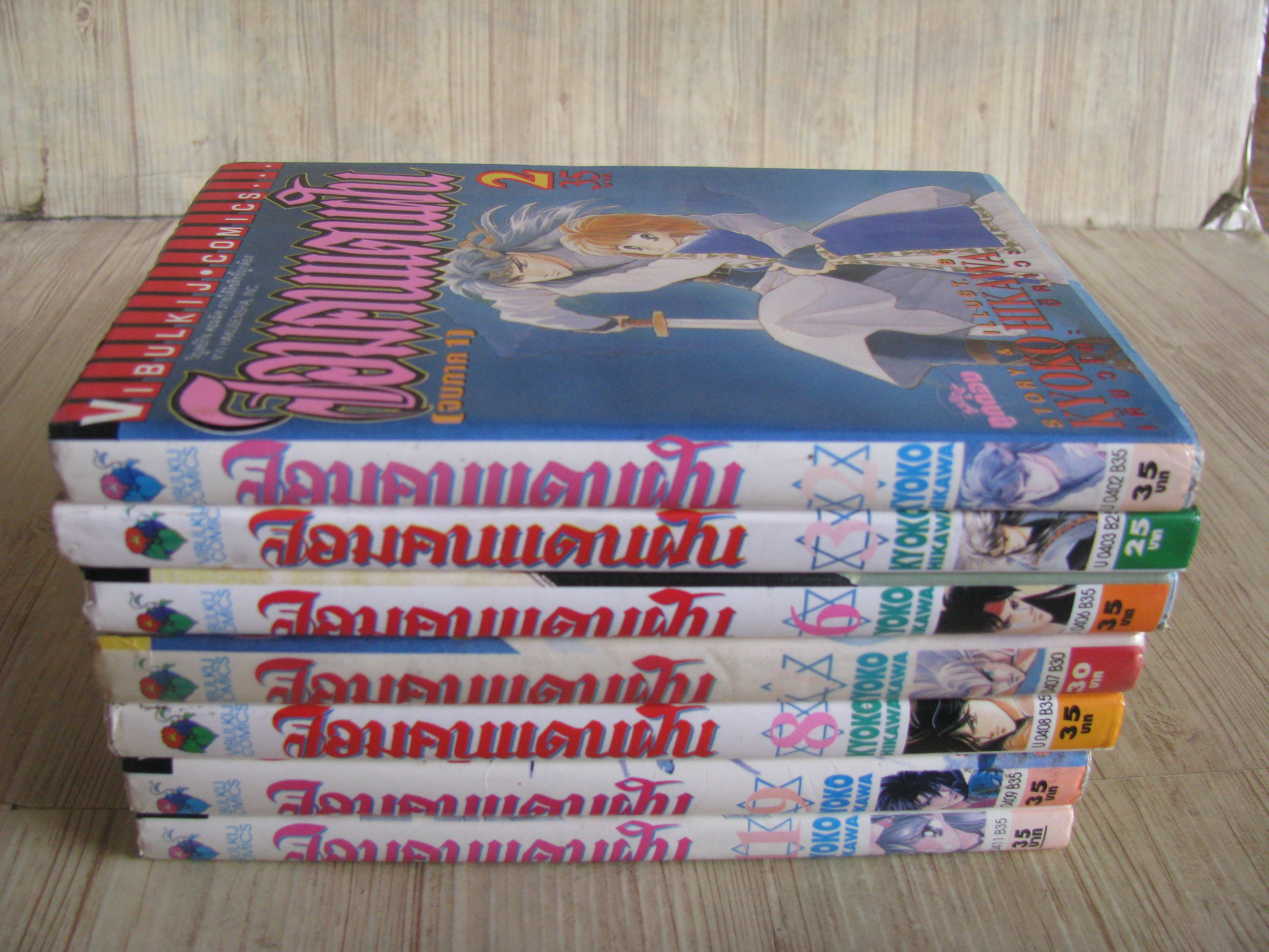 จอมคนแดนฝัน ชุด เล่ม 2,3,6,7,8,9,11 Kyoko Hikawa เขียน