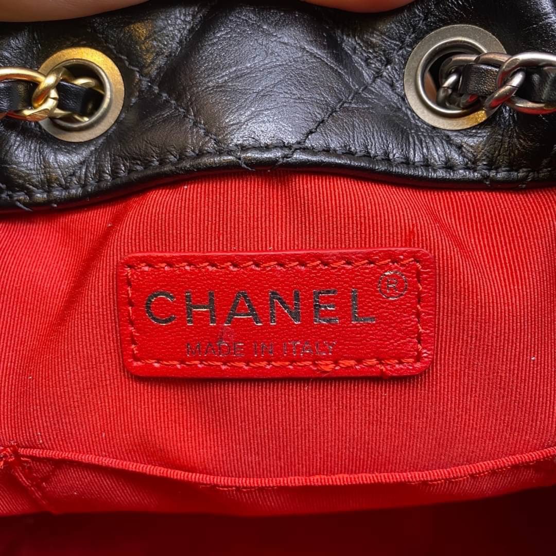 Chanel gabrielle backpack เกรดออริ 1:1 ใช้งาน ตปท ได้ กระเป๋าเป้ ดีไซน์หรูคลาสสิค สายสะพายในตัวรูดปากกระเป๋าเก็บทรงได้