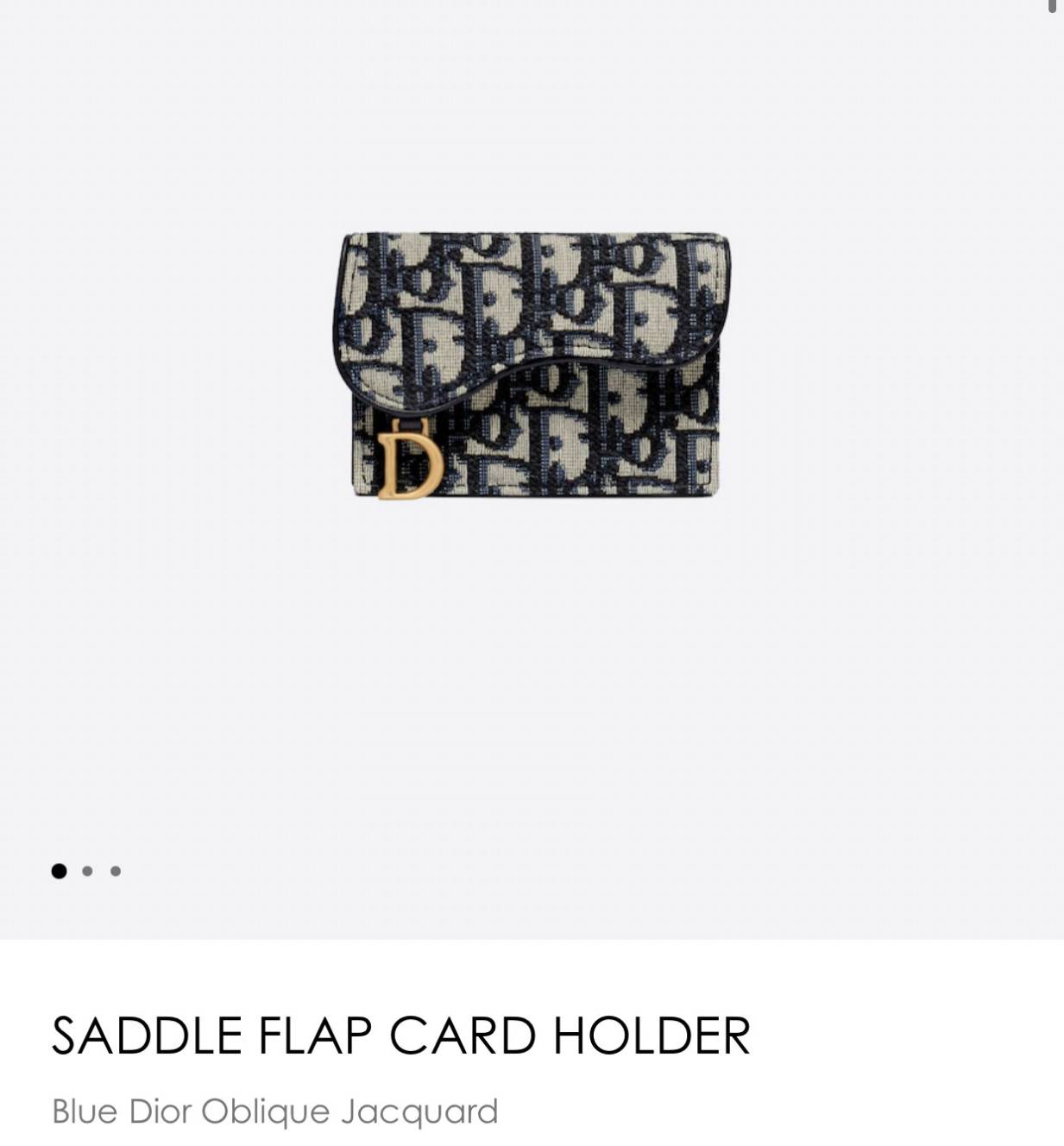 หนังแท้ DIOR SADDLE FLAP CARD HOLDER พร้อมส่งที่ไทย กระเป๋าใส่การ์ดงานหนังแท้และผ้าแจ็คการ์ด เกรดเทพออริจินอล ภาพสินค้าถ่ายจากงานขายจริง ใช้งานต่างประเทศได้
