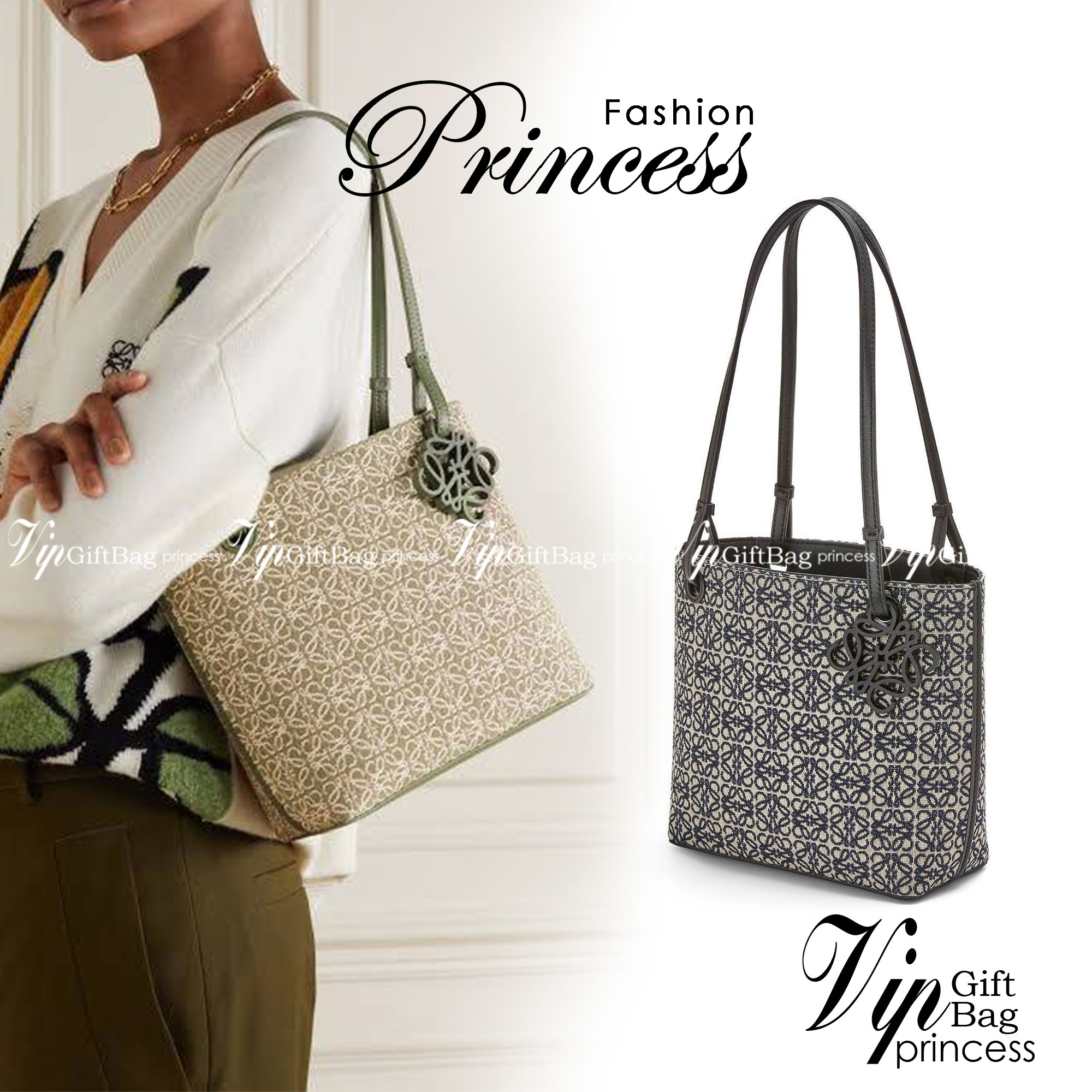 LOEWE ANAGRAM TOTE BAG VIP ไอเท็มใหม่! ดีไซน์สวยคงเอกลักษณ์ด้วยวัสดุ Anagram Canvas Jacquard Fabric ผสมผสานหนังแท้ Calfskin ลงตัวสุดคลาสสิค ขนาดกำลังดี น้ำหนักเบา ใส่เอกสาร A4 Notebook ipad ของใช้ได้เยอะ หูหิ้วหนังจับแข็งแรง สะพายไหล่ได้ พร้อมส่งที่ไทยสุด