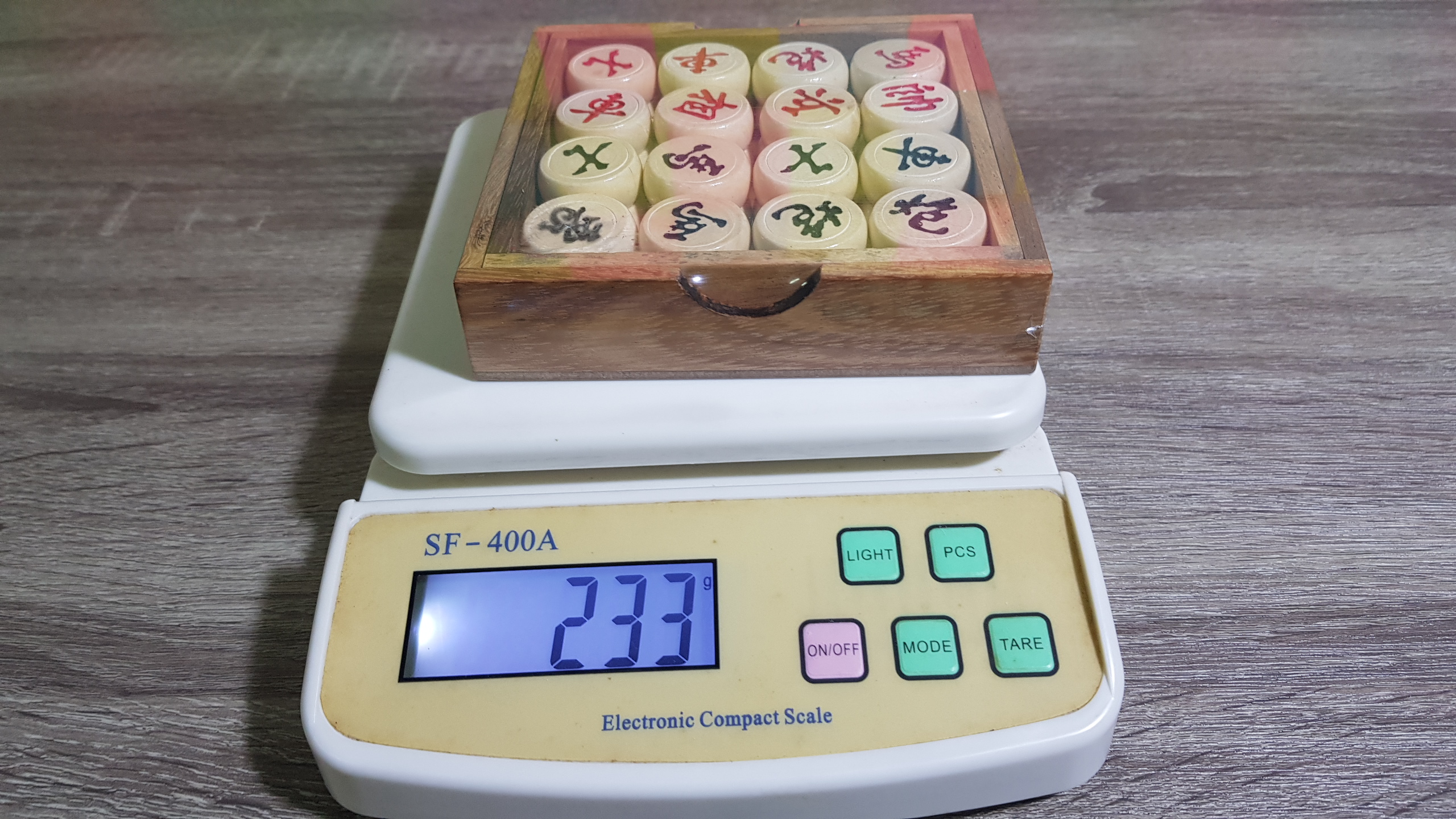 หมากรุกจีนไม้พร้อมกระดานกระดาษ