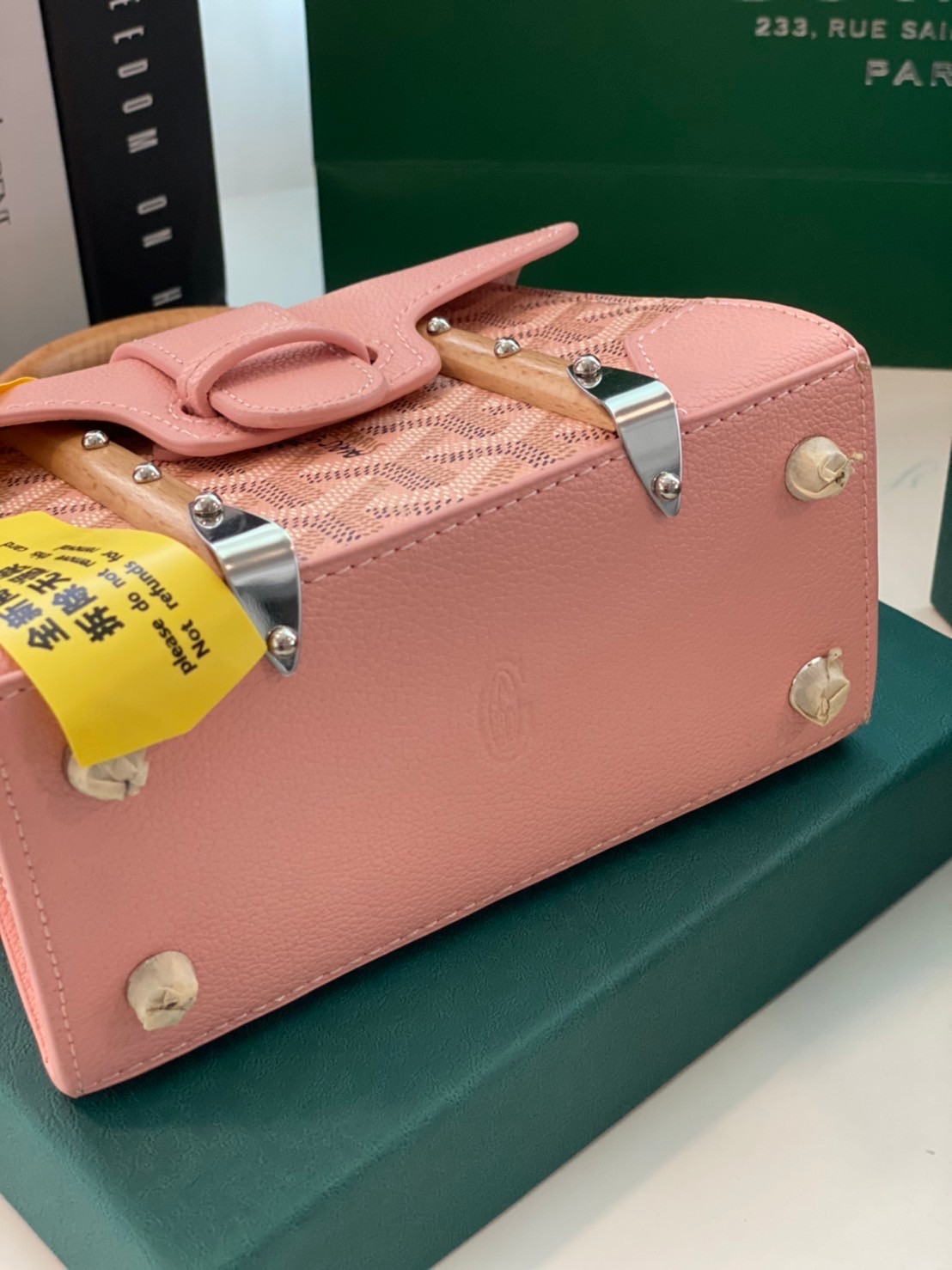 GOYARD SAIGON SIZE MINI 15cm เกรดท็อปออริเทียบแท้ ใช้สลับแท้ได้ ใช้งานต่างประเทศได้ Box set