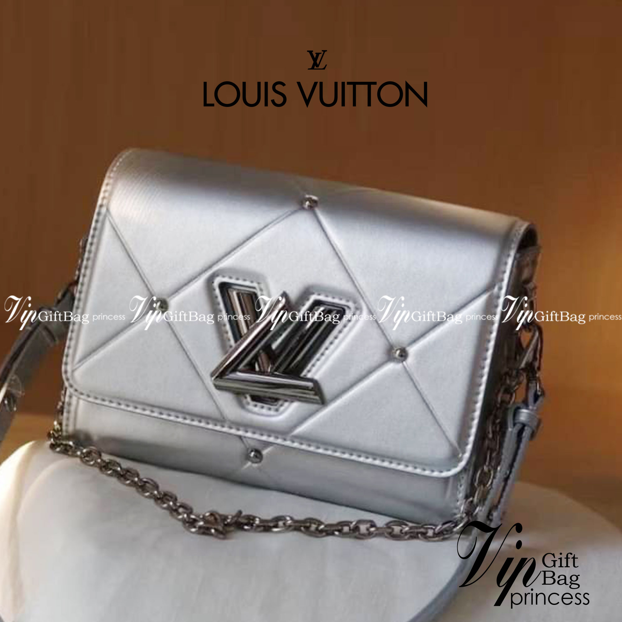 หนังแท้ LOUIS VUITTON Epi Twist Shoulder Bag MM พร้อมส่งที่ไทย เกรดออรินอลงานหนังแท้ทั้งใบ ภาพสินค้าถ่ายจากงานขายจริง ใช้งานต่างประเทศได้