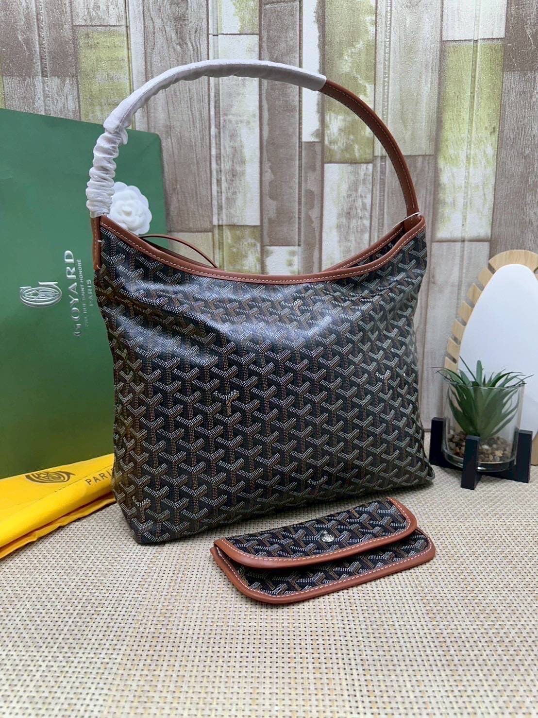 พร้อมส่ง 8 สี ORI หนังแท้ | Goyard Bohème Hobo Bag กระเป๋าสะพายทรงโฮโบ สะท้อนถึงความเบา ความยืดหยุ่น เปิดปิดแบบซิป สะดวกสบายขึ้น