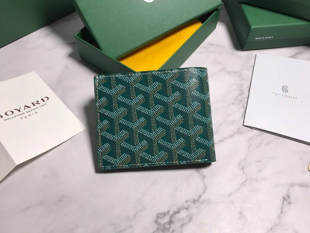 หนังแท้ GOYARD WALLET / GOYARD Victoire Bifold Wallet พร้อมส่งที่ไทย เกรดเทพออริจินอล หนังเกรดดีสุด กระเป๋าสตางค์ผู้ชายใบสั้น พร้อมกล่องเขียวแบรนด์สวยหรู อีกรุ่นที่ยอดขายไม่เคยตก ภาพสินค้าถ่ายจากงานขายจริง ใช้งานต่างประเทศได้เลยค่ะ