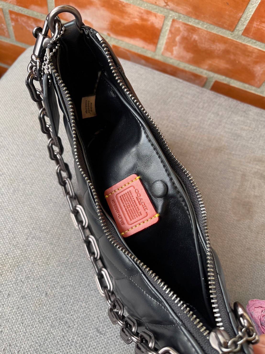 พร้อมส่ง 4 สี COACH CP148 MIRA SHOULDER BAG WITH PILLOW QUILTING กระเป๋าสะพายดีไซน์สวย 🧡 เกรดท็อปออริจินอล 1:1 สลับแท้ เกรดดีสุด ใช้งานต่างประเทศได้