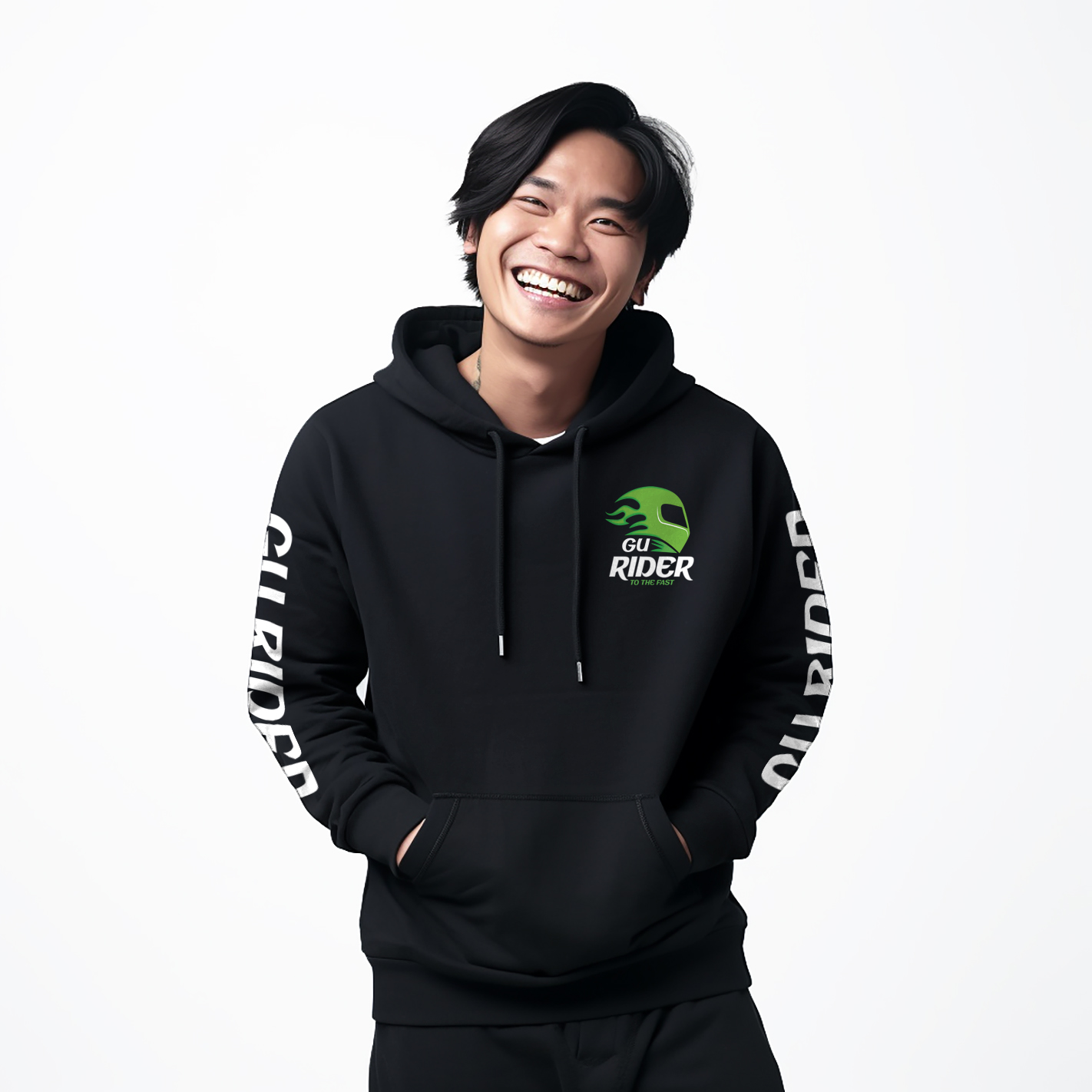 77DESIGN เสื้อฮูด GU RIDER สวยเด่น เห็นชัด