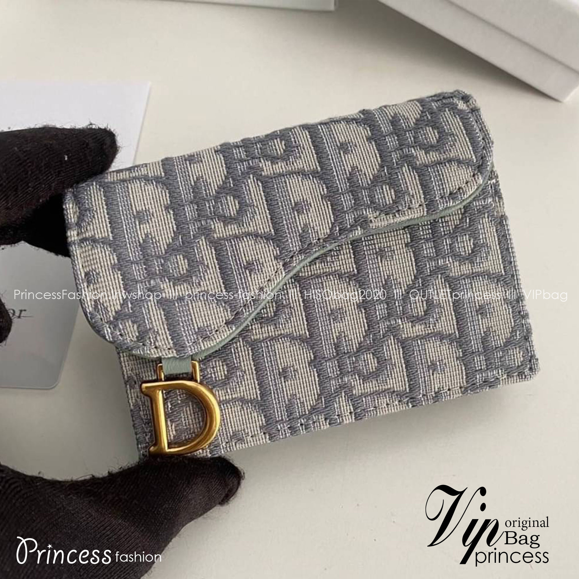 พร้อมส่ง 3 แบบ Dior wallet monogram MEN / DIOR Trifold Wallet / DIOR Coin 7 Card Wallet กระเป๋าสตางค์ดิออร์ กระเป๋าใส่เหรียญใส่การ์ด เกรดออริ สลับแท้ 1:1