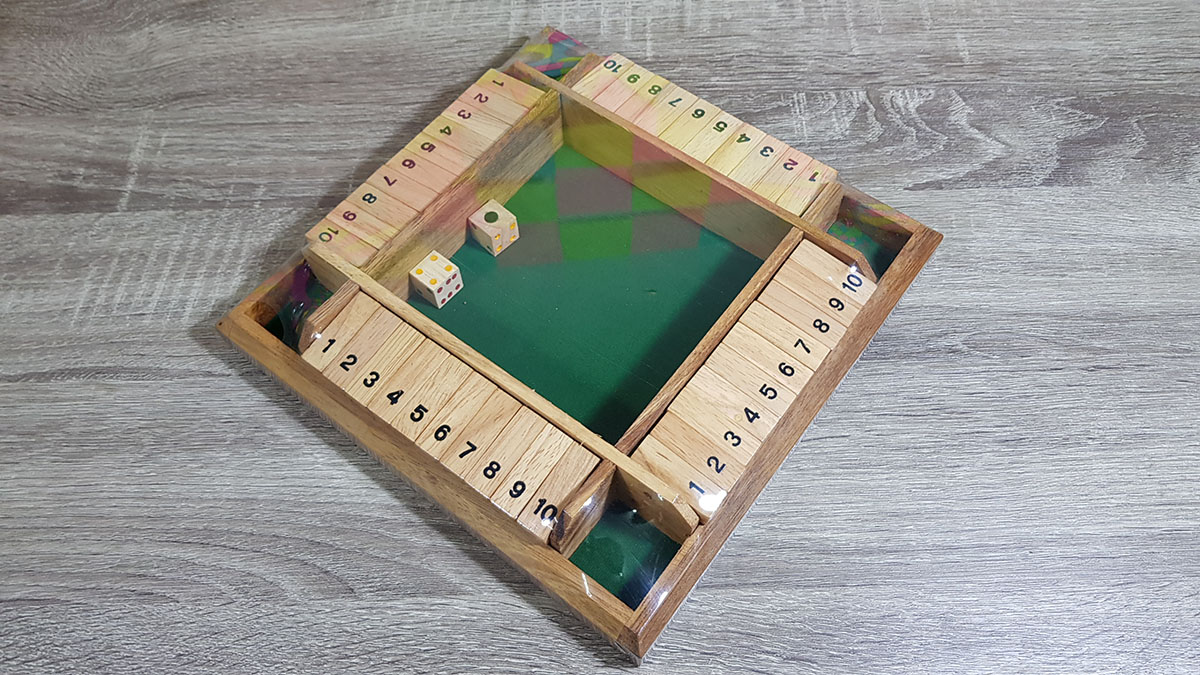 เกมปิดกล่องแบบ 4 คน (4 Player shut the box)