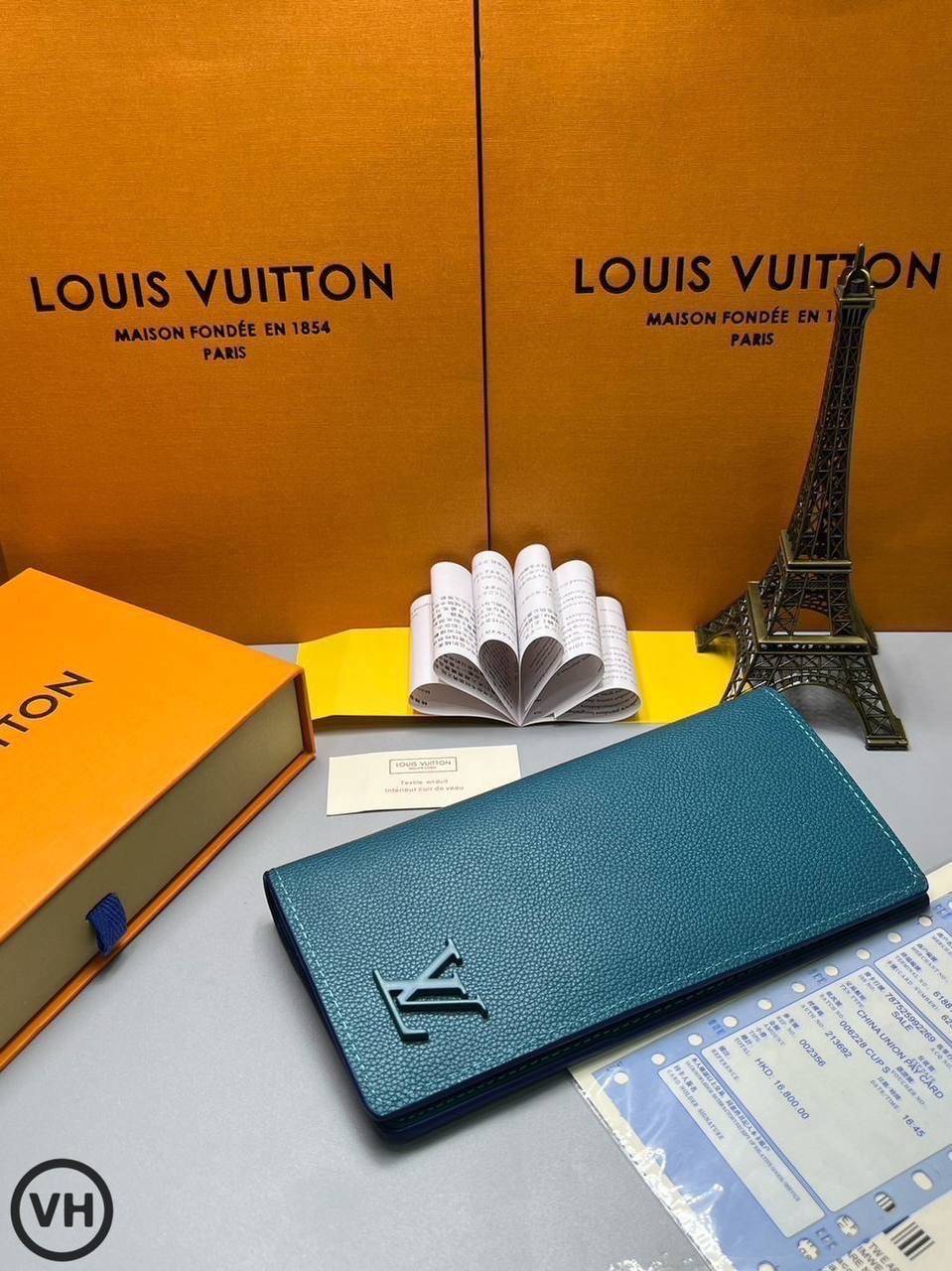 ORI หนังแท้ | LV Long Wallet / LV Multiple Aerogram กระเป๋าสตางค์ใบยาว กระเป๋าสตางค์ผู้ชาย