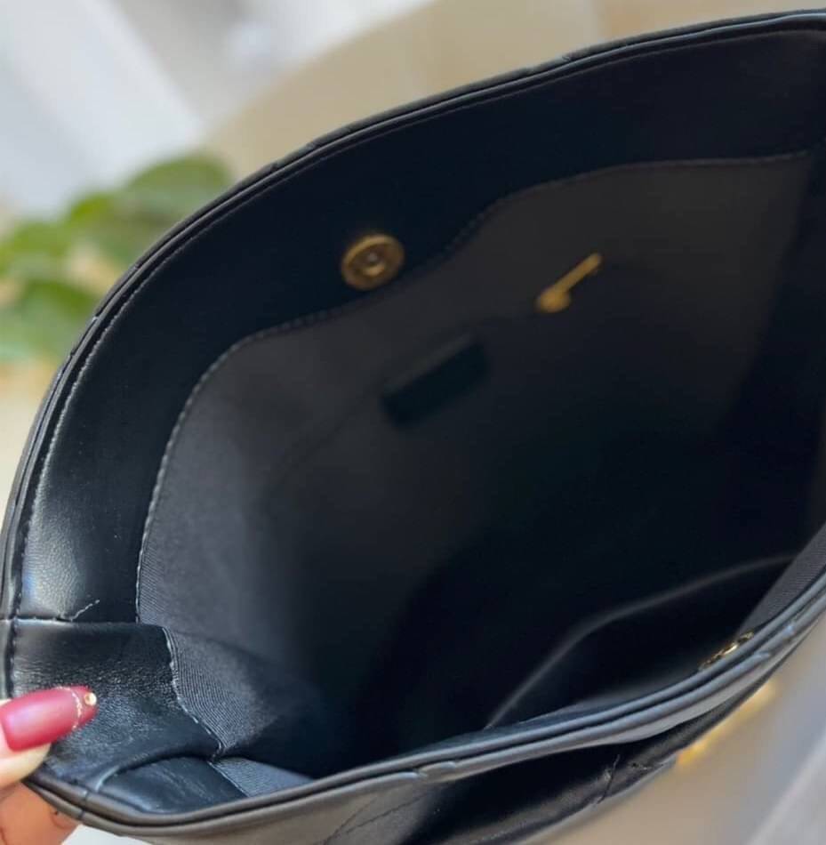 VIP 】CHANEL BUCKET BAG Calfskin & Gold-Tone Black พร้อมส่งที่ไทย