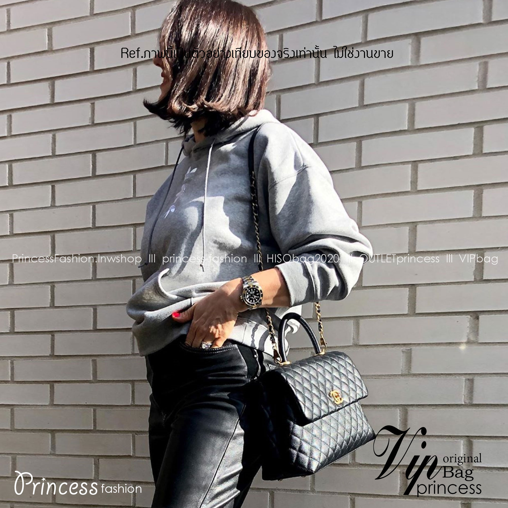 Chanel Coco Top Handle Bag 9" / Chanel Bag พร้อมส่ง กระเป๋าสะพายสุดคลาสสิค สวยหรูพร้อมมือจับในตัว งานหนังเรียบ อะไหล่ทองสวยมาก มาพร้อมกล่อง อปก ครบเซ็ท รอบนี้จัดราคาพิเศษสุดคุ้มค่ะ ใช้งานต่างประเทศได้ ภาพถ่ายจากงานขายจริง