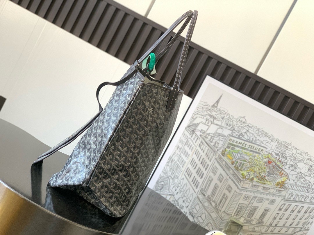 GOYARD GM TOTE BAG กระเป๋าทรงโท้ทใบใหญ่ หนังแท้สวยเป๊ะ เกรดท็อปออริ สลับแท้ 1:1 เกรดดีสุด ใช้ต่างประเทศได้ ผ่านทุก ตม.