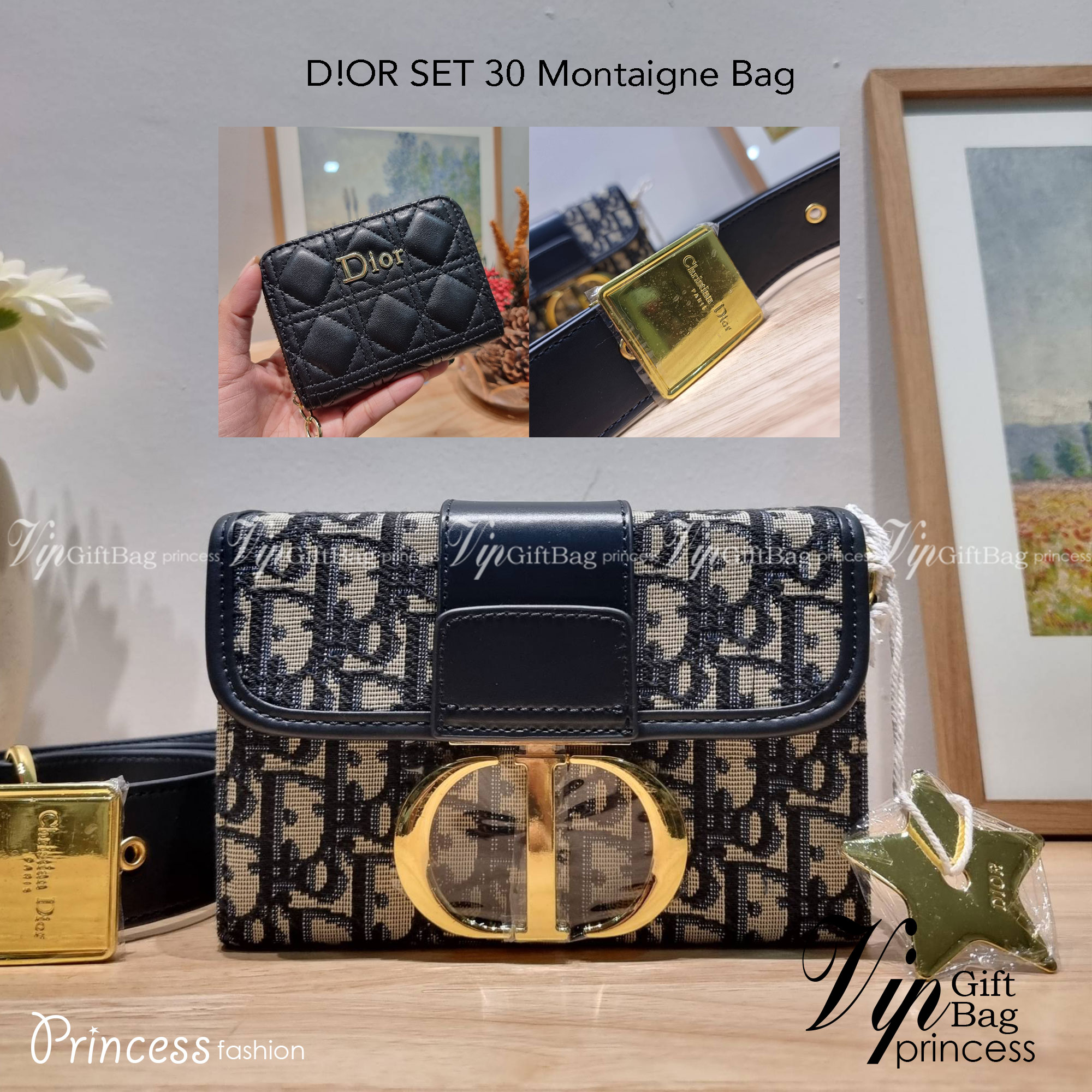 DIOR SET BAG / DIOR 30 Montaigne Bag / DIOR ANAGRAM BOX SET / CD LIMITED EDITION GIFT BOX WITH GOLD STAR BOUTIQUE SET พร้อมเสิร์ฟครบชุด แรร์ไอเท็ม ที่ถูกรวมไว้ในหนึ่งเดียว